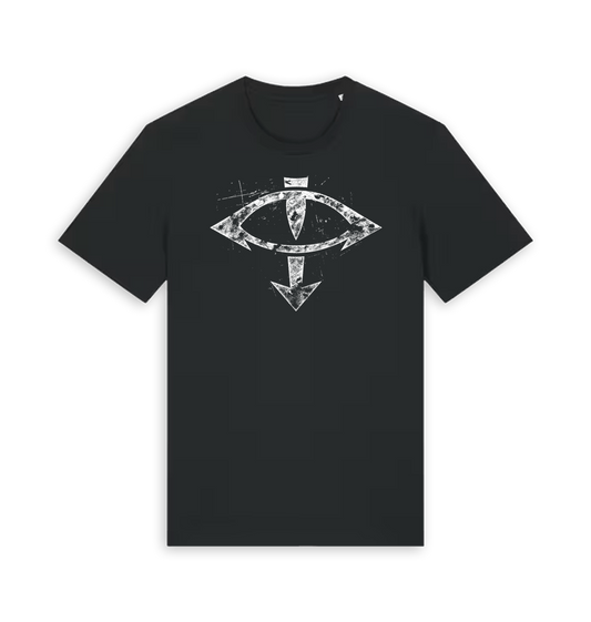 Black Printed T-shirt Front