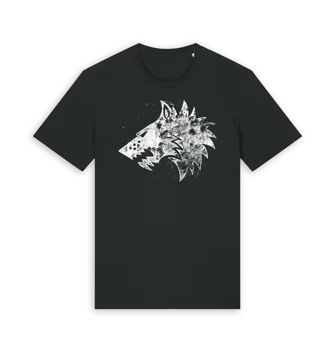 Black Printed T-shirt Front