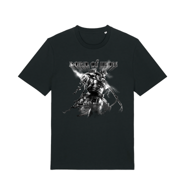 Black Printed T-shirt Front