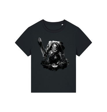 Black Printed T-shirt Front
