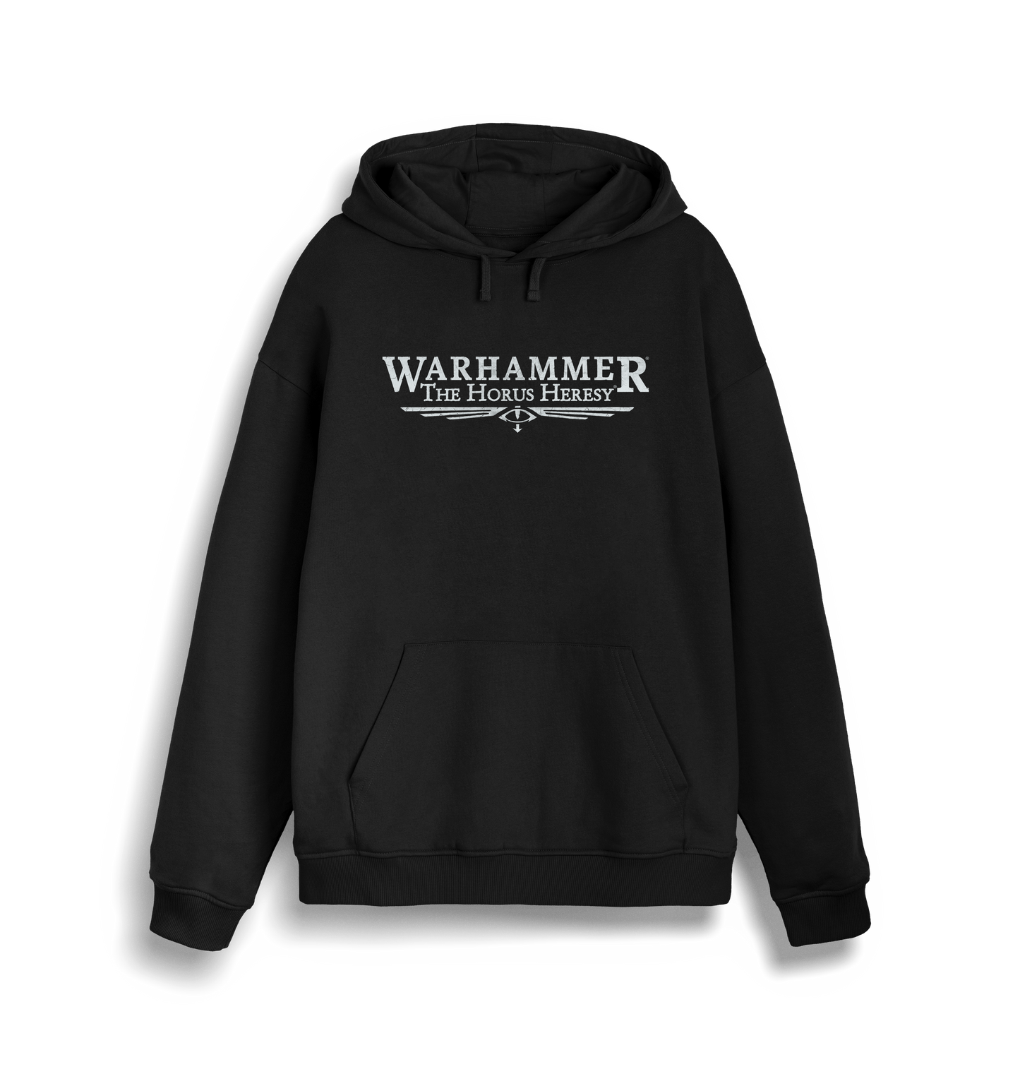 Black Printed Sweater Front