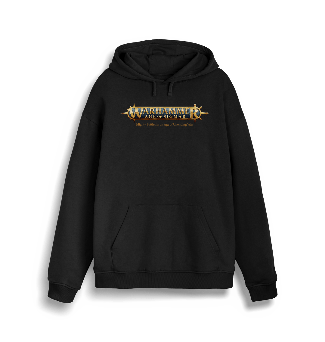 Black Premium Warhammer Age of Sigmar Logo Hoodie