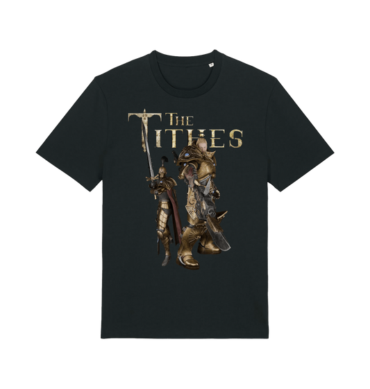 Black Printed T-shirt Front