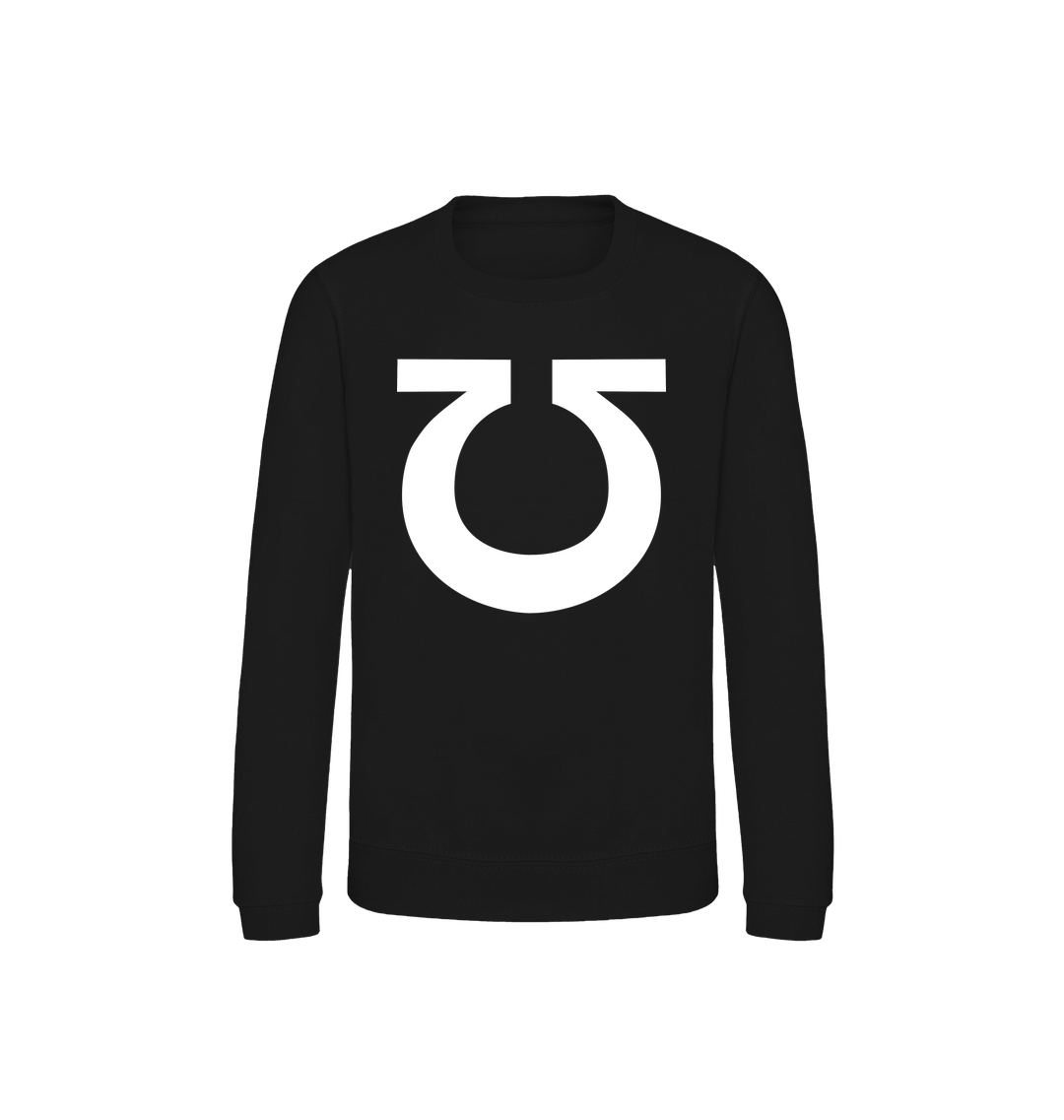 Deep Black Printed Sweater