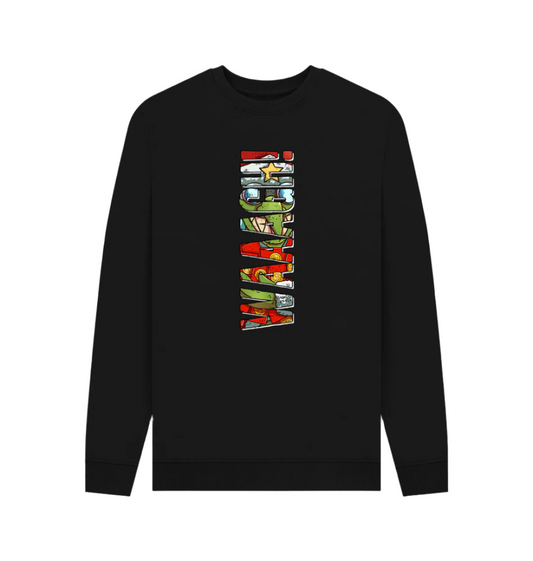 Black Red Gobbo Waaagh! Xmas Sweatshirt
