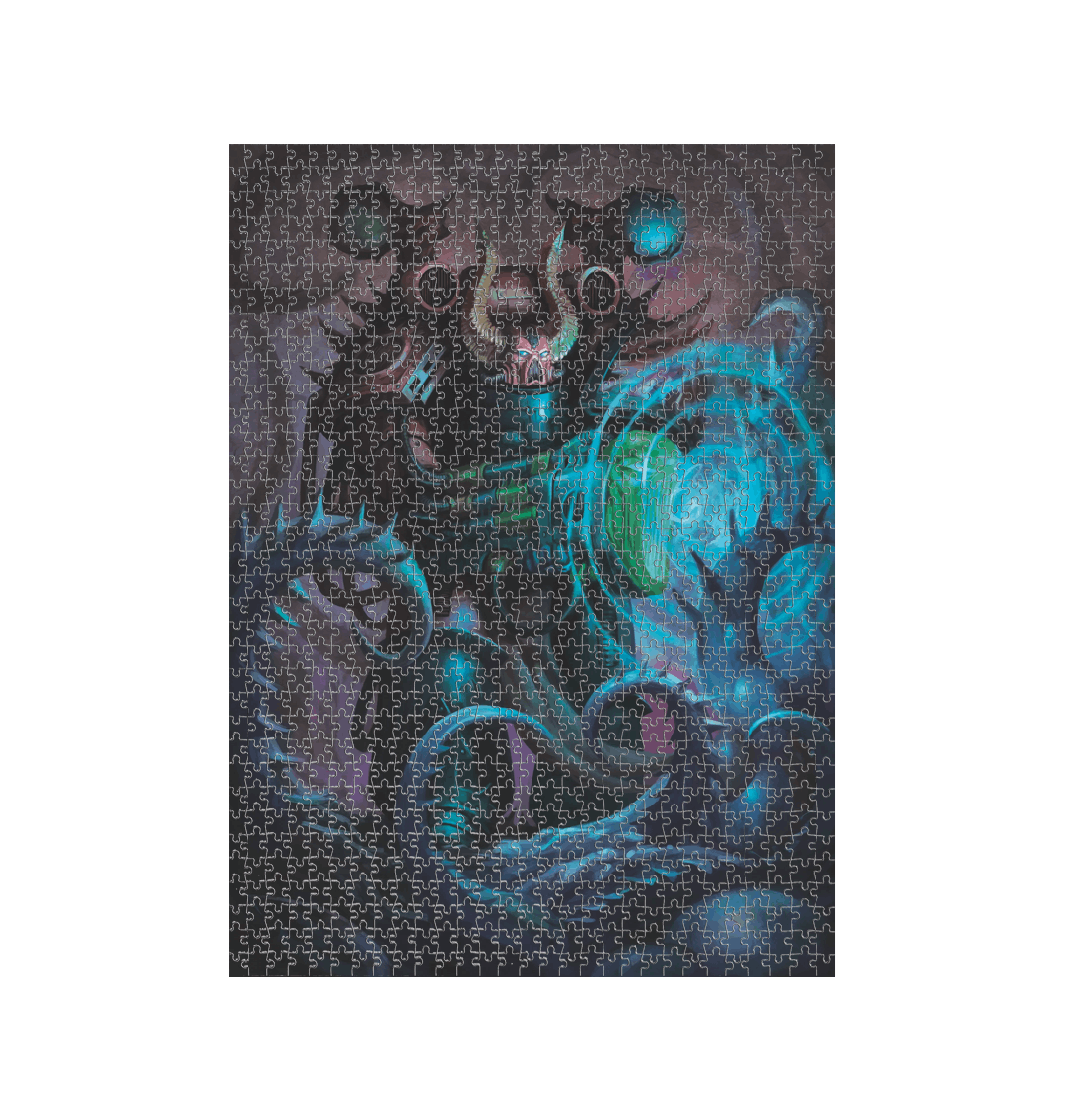 White 1000 Piece Jigsaw Puzzle