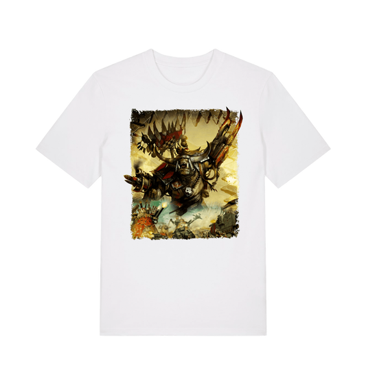 White Printed T-shirt Front