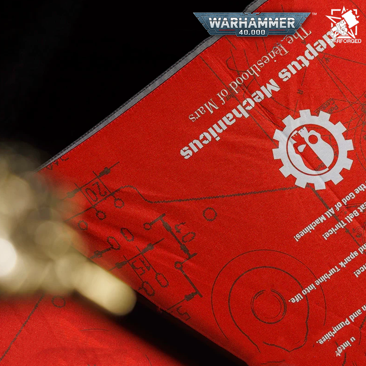 Starforged Warhammer 40,000 Adeptus Mechanicus Omnissian Staff Umbrella