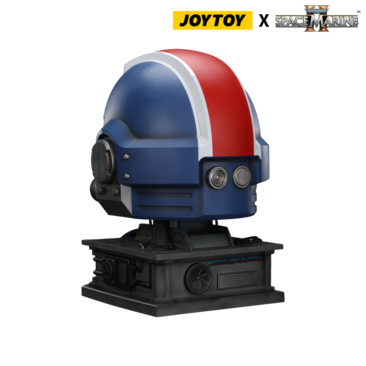 JoyToy Warhammer 40,000: Space Marine 2 Lieutenant Titus’ Mk X Helmet Bundle (1:1 Scale) Preorder