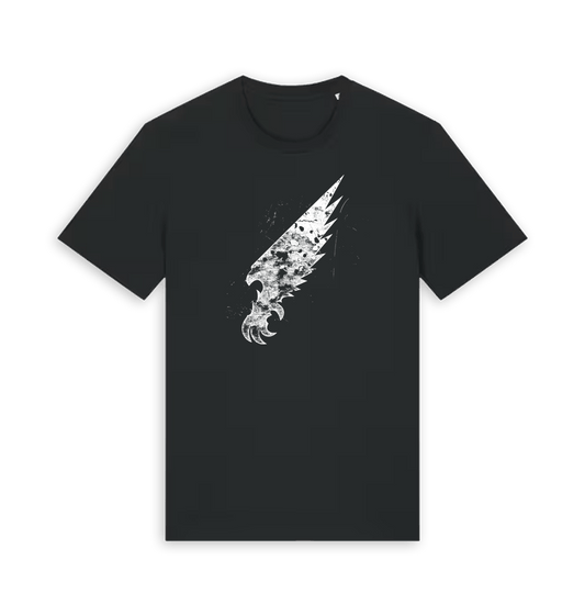 Black Printed T-shirt Front