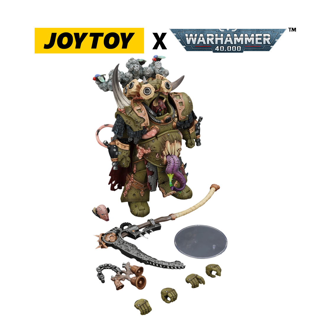 JoyToy Warhammer 40,000 Action Figure - Death Guard, Deathshroud Terminator Champion (1/18 Scale) Preorder