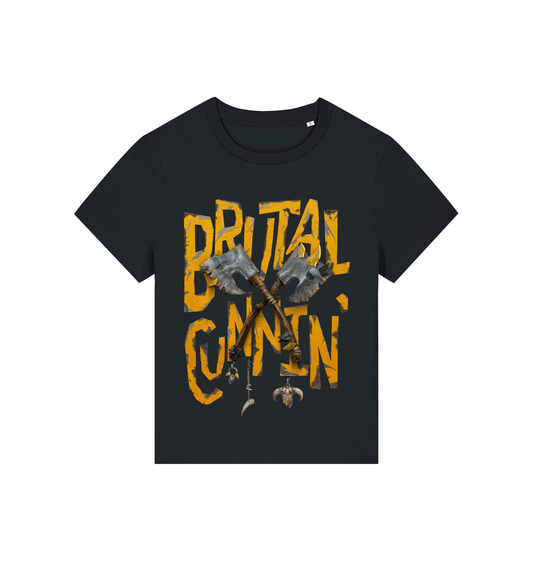 Black Printed T-shirt Front