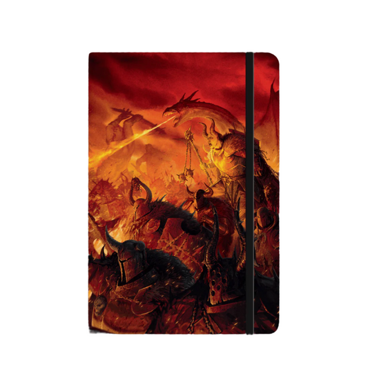 Black Warhammer The Old World Warriors of Chaos Notebook