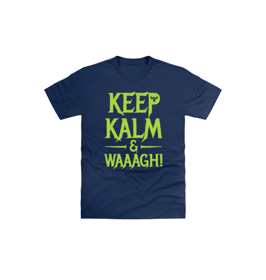 Navy Printed Kids T-Shirt