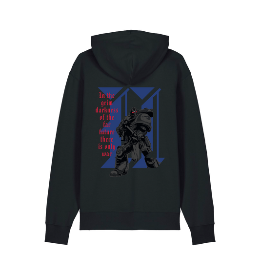 Black Printed Sweater Back