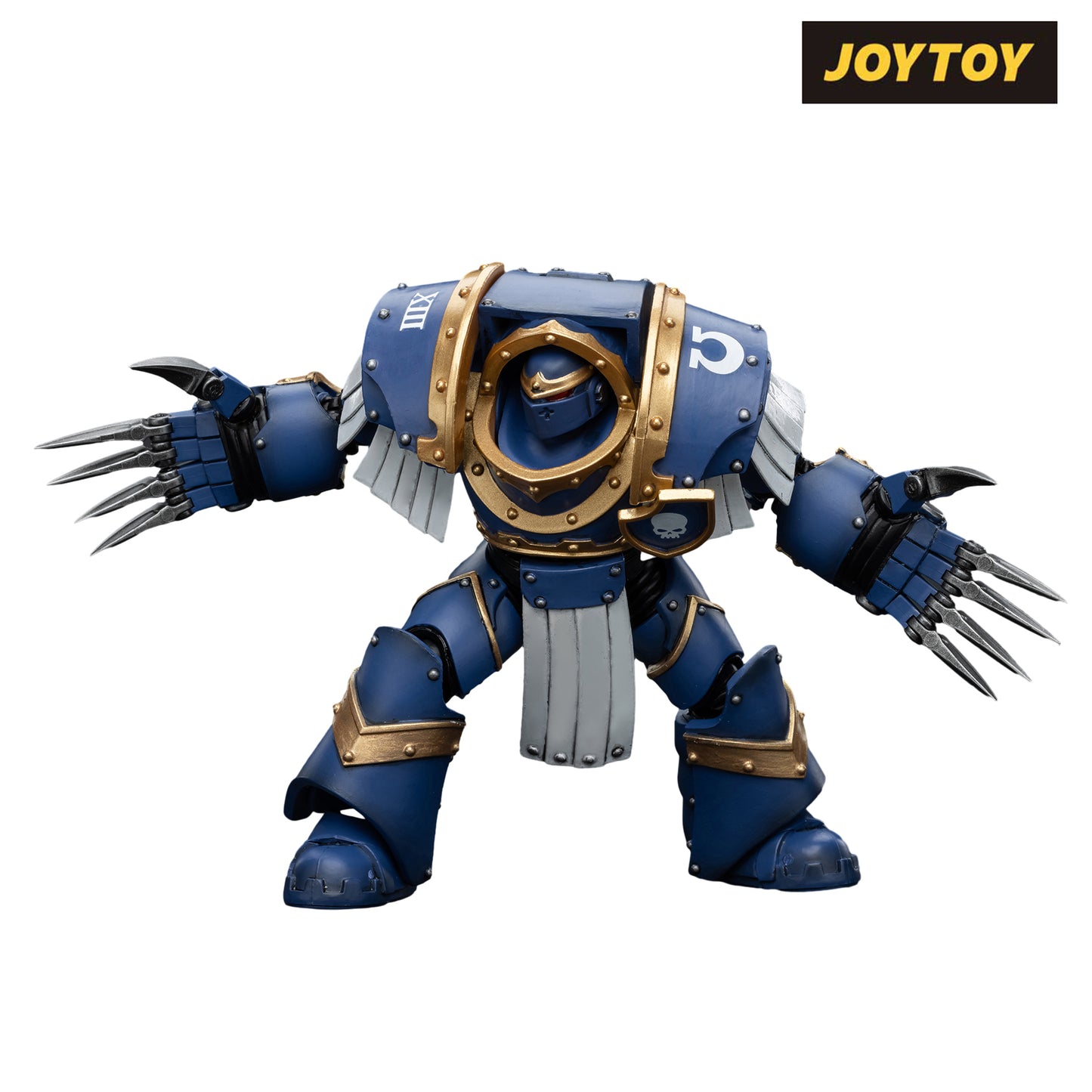 JoyToy Warhammer The Horus Heresy Action Figure - Ultramarines Cataphractii Terminator Squad Terminator with Lightning Claws (1/18 Scale) Preorder