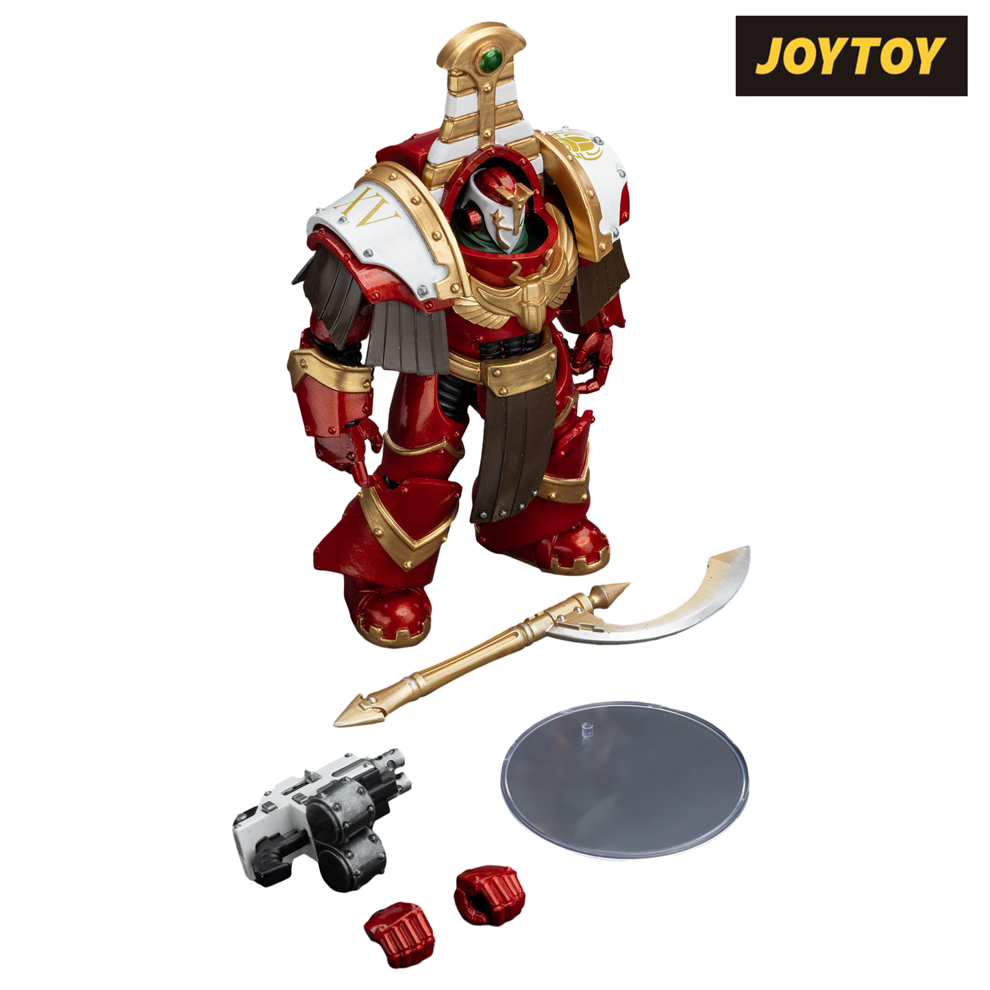 JoyToy Warhammer The Horus Heresy Action Figure - Thousand Sons, Sekhmet Terminator Cabal, Sekhmet with Combi-Bolter and Achea Force Weapon (1/18 Scale)