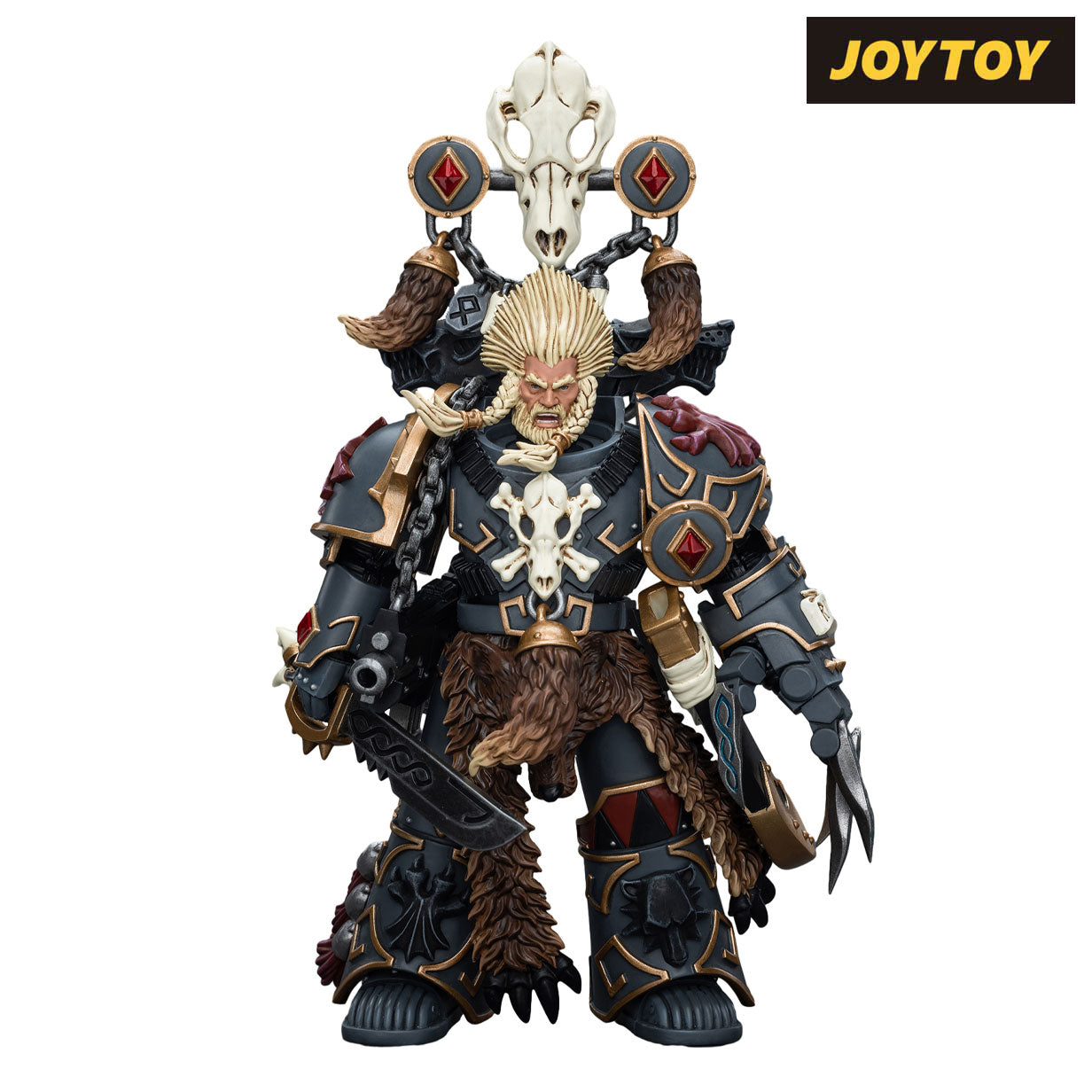 JoyToy Warhammer The Horus Heresy Action Figure - Space Wolves, Geigor Fell-hand (1/18 Scale) Preorder
