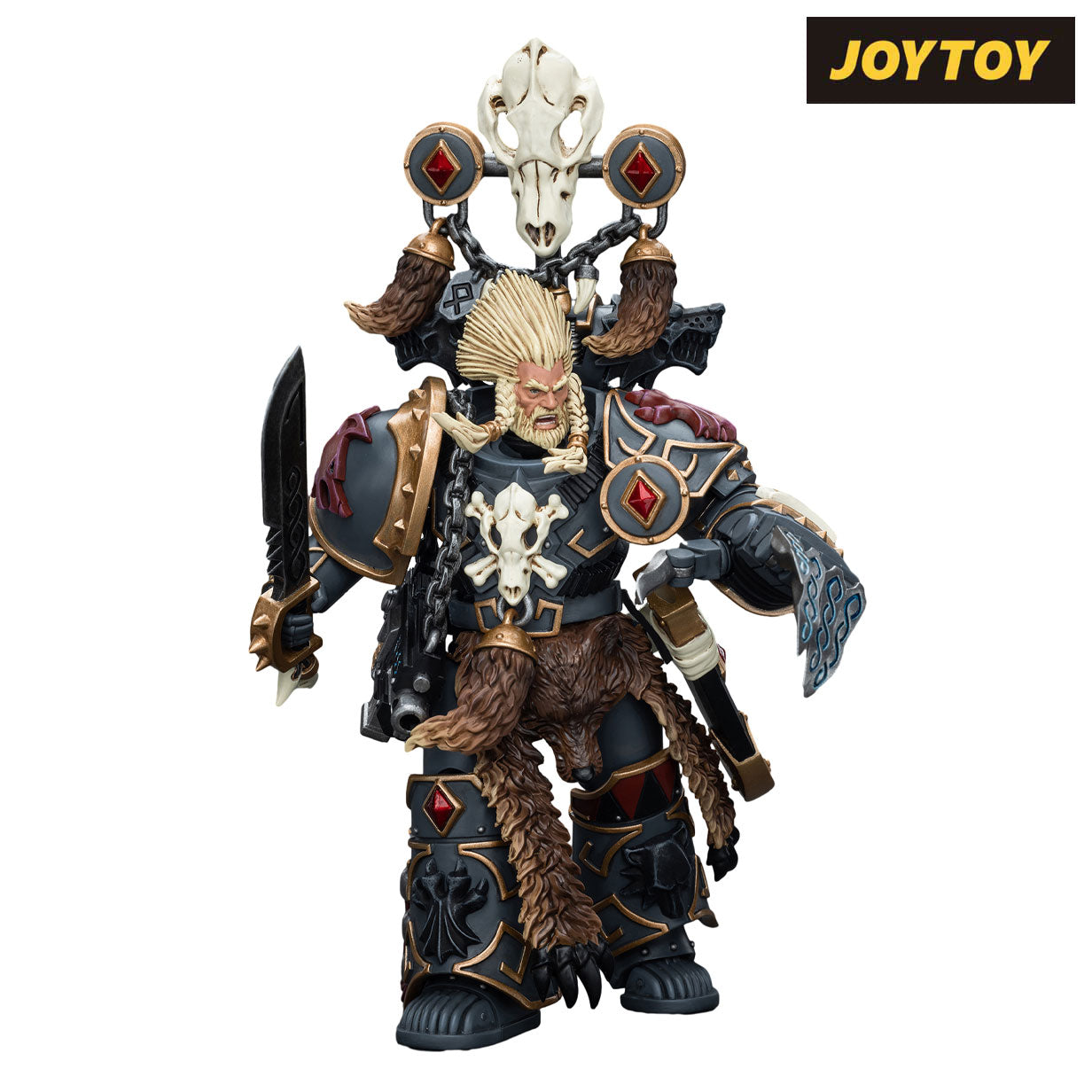 JoyToy Warhammer The Horus Heresy Action Figure - Space Wolves, Geigor Fell-hand (1/18 Scale) Preorder