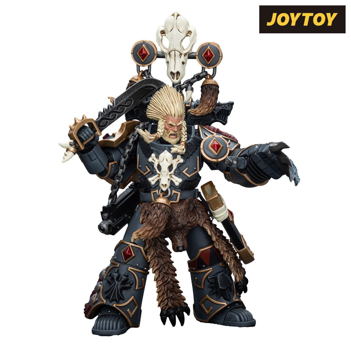 JoyToy Warhammer The Horus Heresy Action Figure - Space Wolves, Geigor Fell-hand (1/18 Scale) Preorder