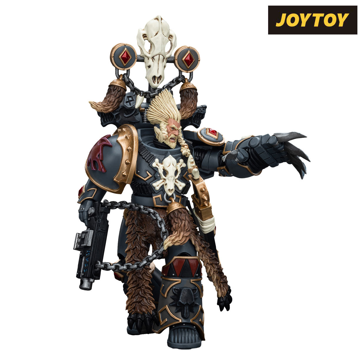 JoyToy Warhammer The Horus Heresy Action Figure - Space Wolves, Geigor Fell-hand (1/18 Scale) Preorder