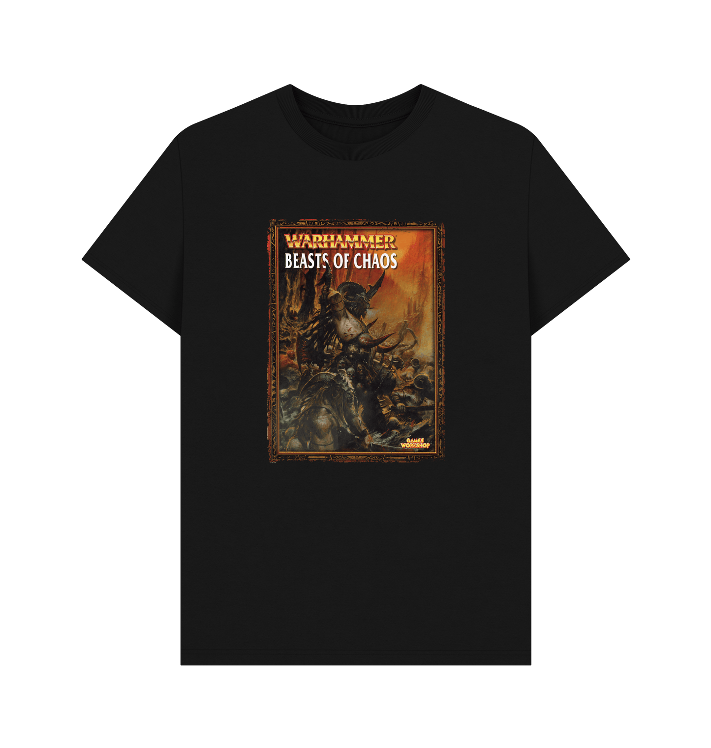 Black Warhammer Fantasy Battle 6th Edition - Beasts of Chaos T Shirt