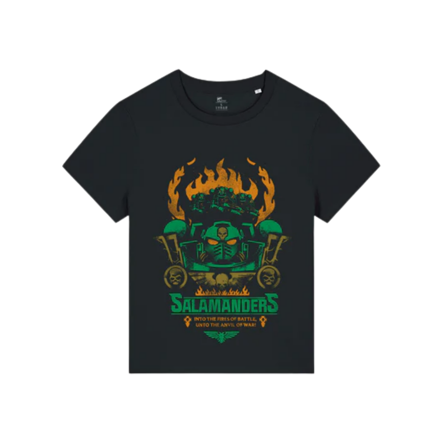 Salamanders - Fires of Battle Fitted T Shirt