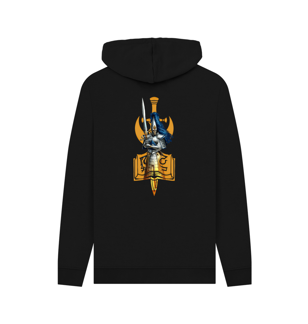 Black Printed Hoody
