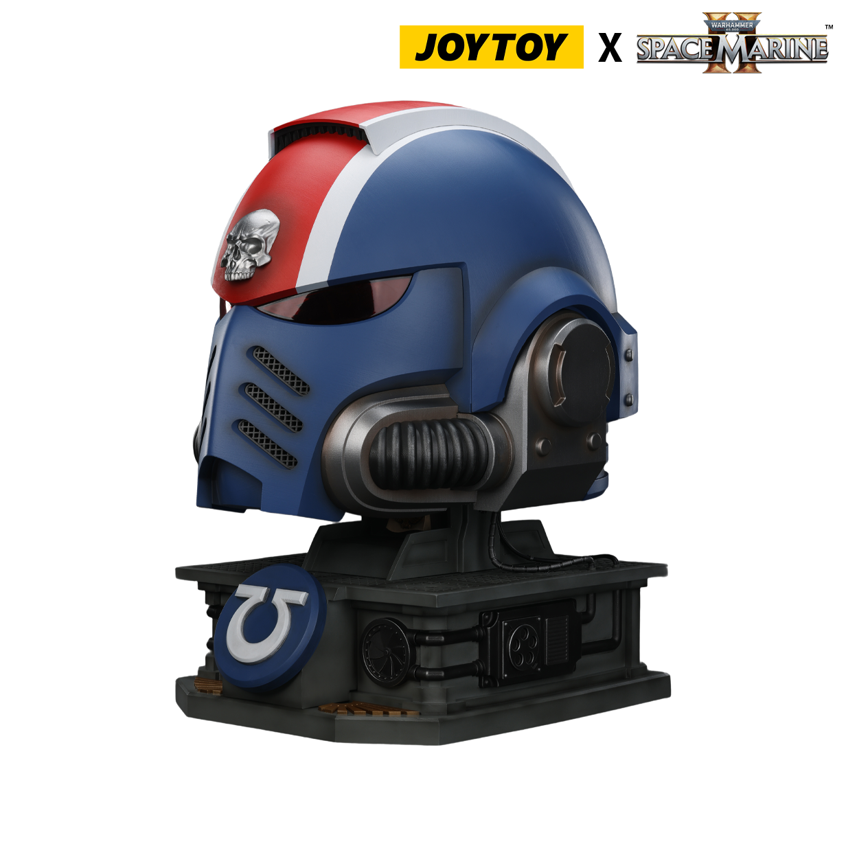 JoyToy Warhammer 40,000: Space Marine 2 Lieutenant Titus’ Mk X Helmet Bundle (1:1 Scale) Preorder