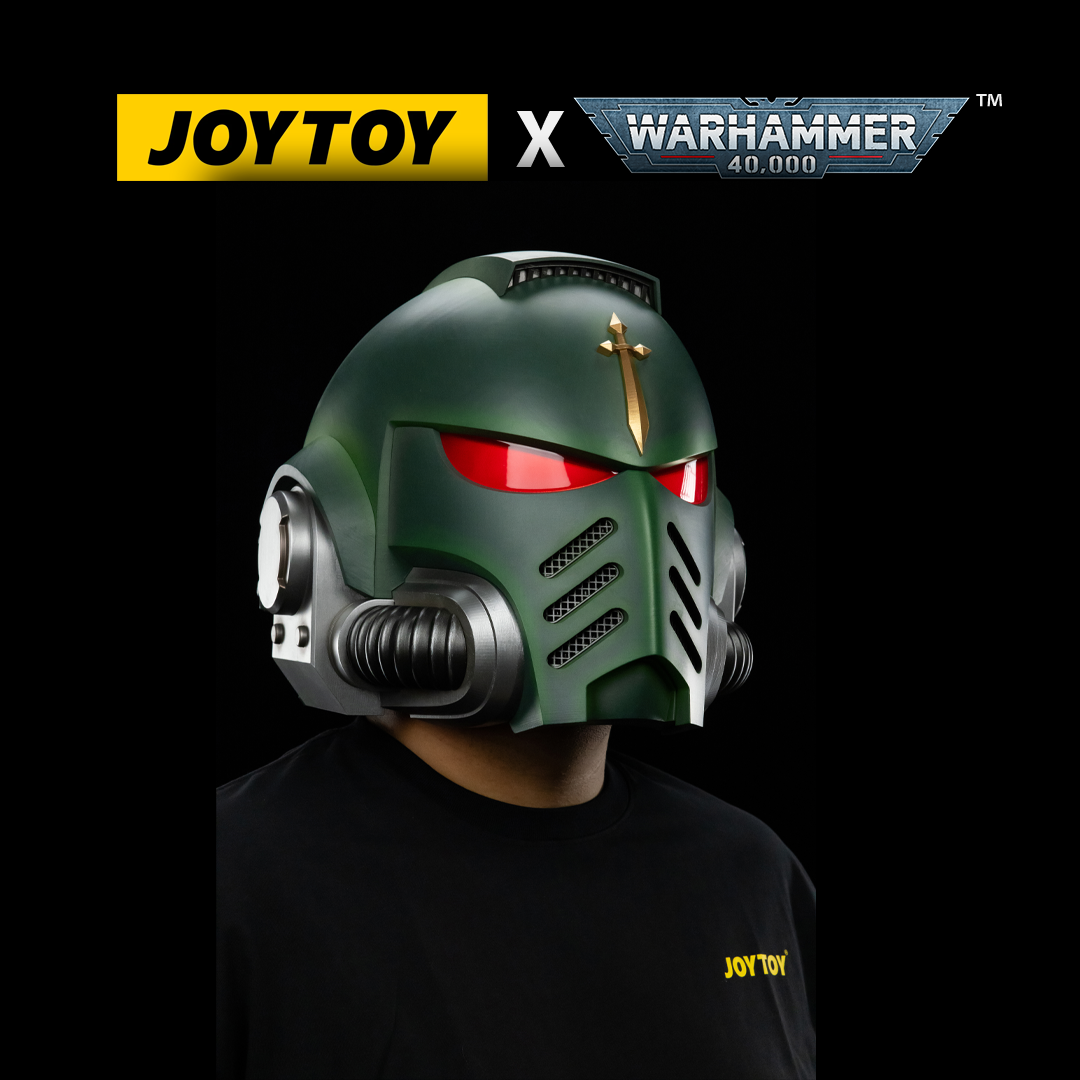 JoyToy Warhammer 40,000: Dark Angels Mk X Helmet and Display Stand (1:1 Scale) Preorder