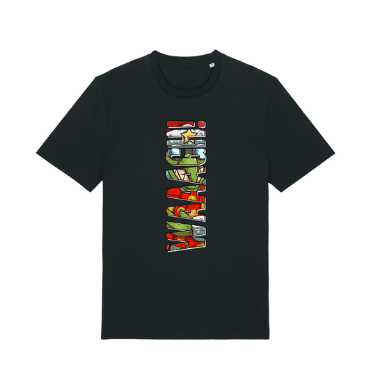 Black Printed T-shirt