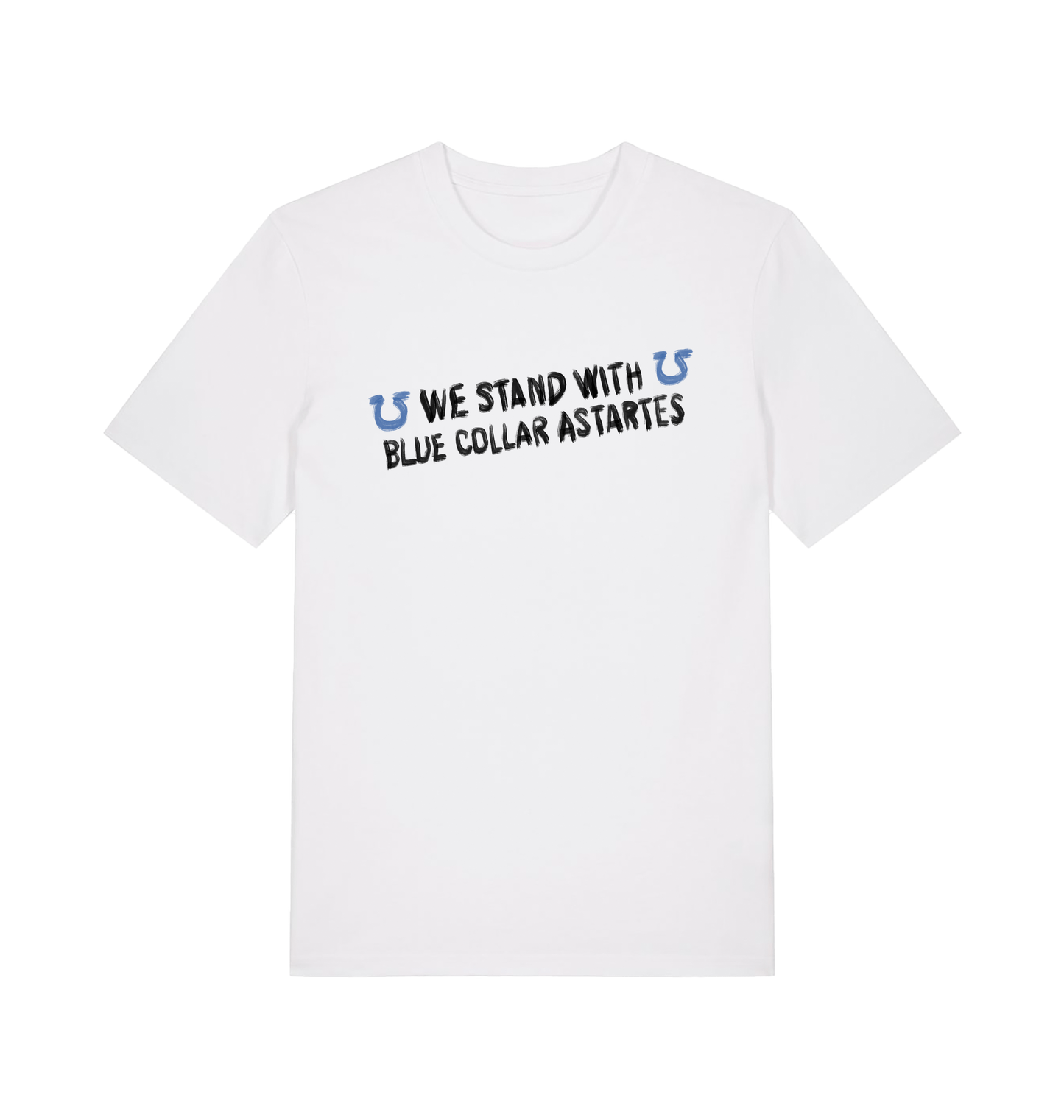 White Printed T-shirt Front