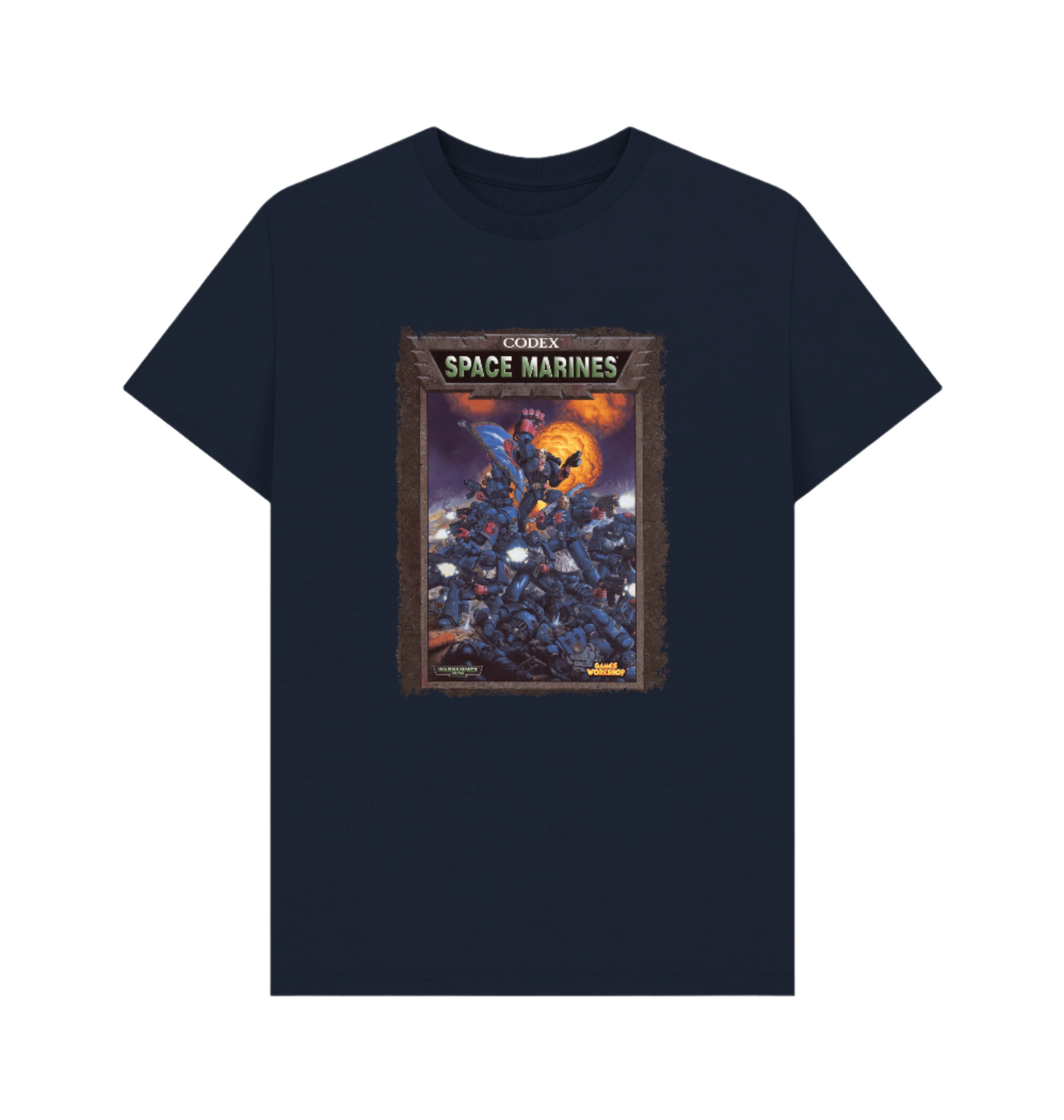 Navy Blue Warhammer 40,000 3rd Edition: Codex Space Marines T Shirt