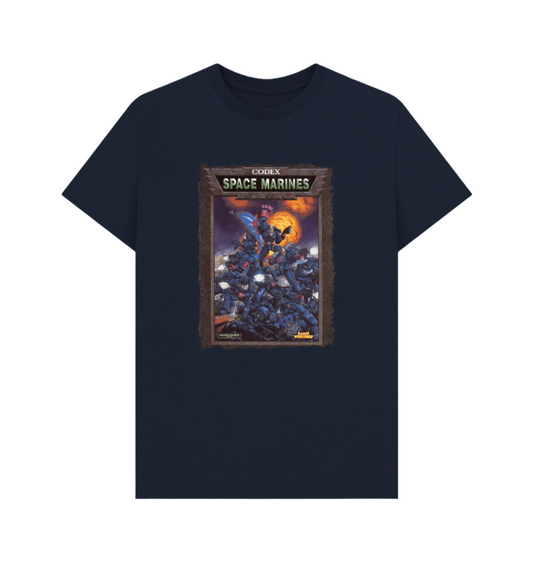 Navy Blue Warhammer 40,000 3rd Edition: Codex Space Marines T Shirt