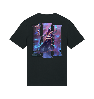 Black Printed T-shirt Back