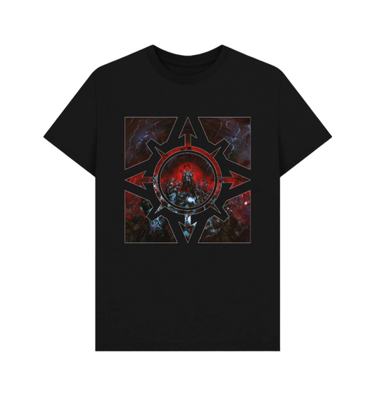 Black Chaos Space Marines Chaos Star 2 T Shirt