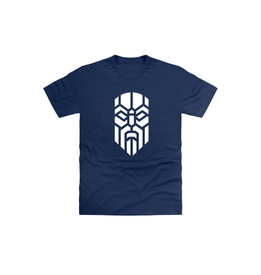 Navy Printed Kids T-Shirt