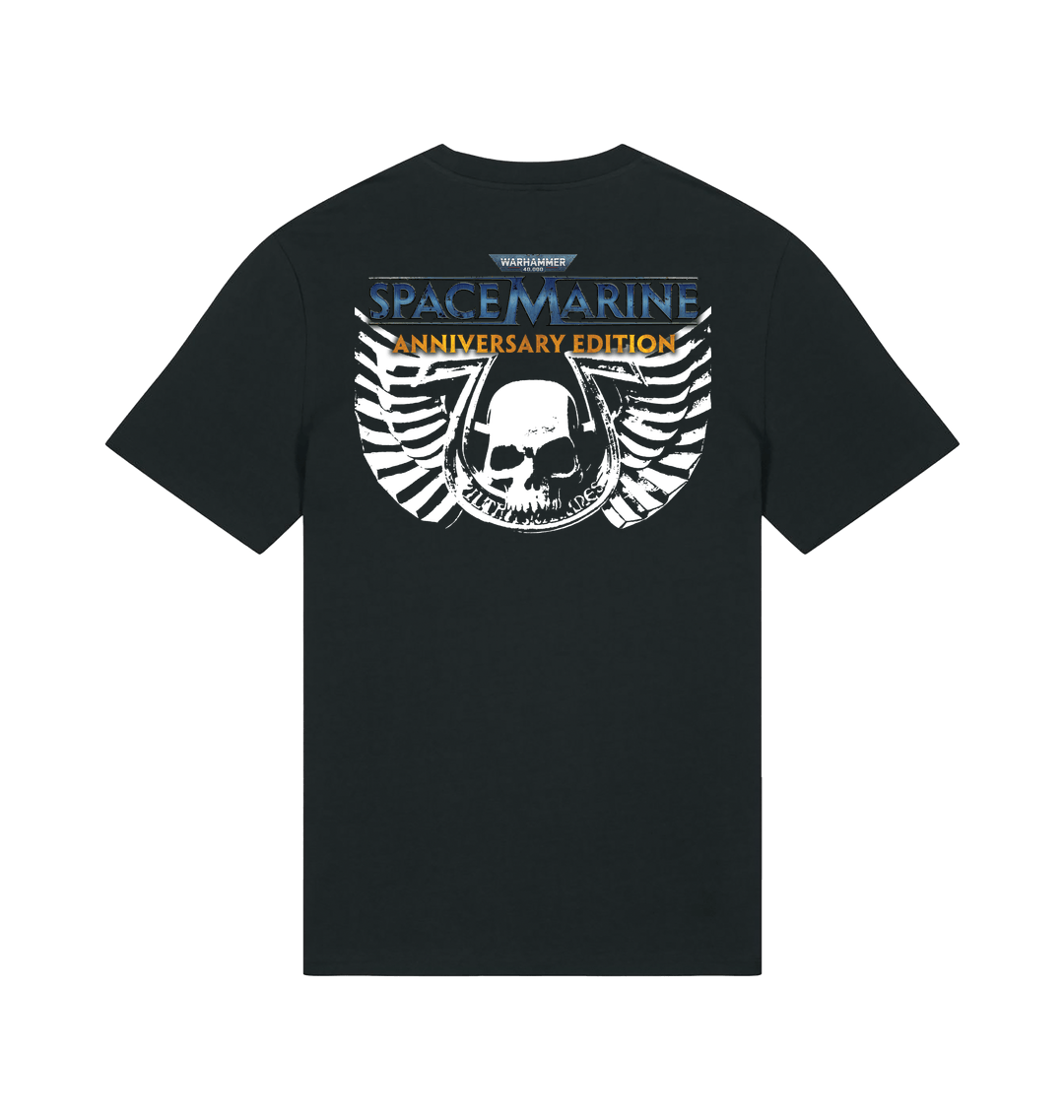 Black Printed T-shirt Back