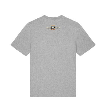 Heather Grey Printed T-shirt Back