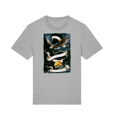 Heather Grey Printed T-shirt Front