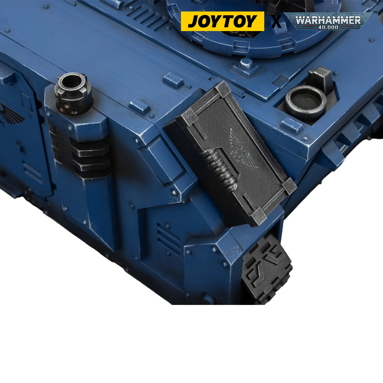 JoyToy Warhammer 40,000 Action Figure - Ultramarines, Razorback with Twin Lascannon (1/18 Scale) Preorder