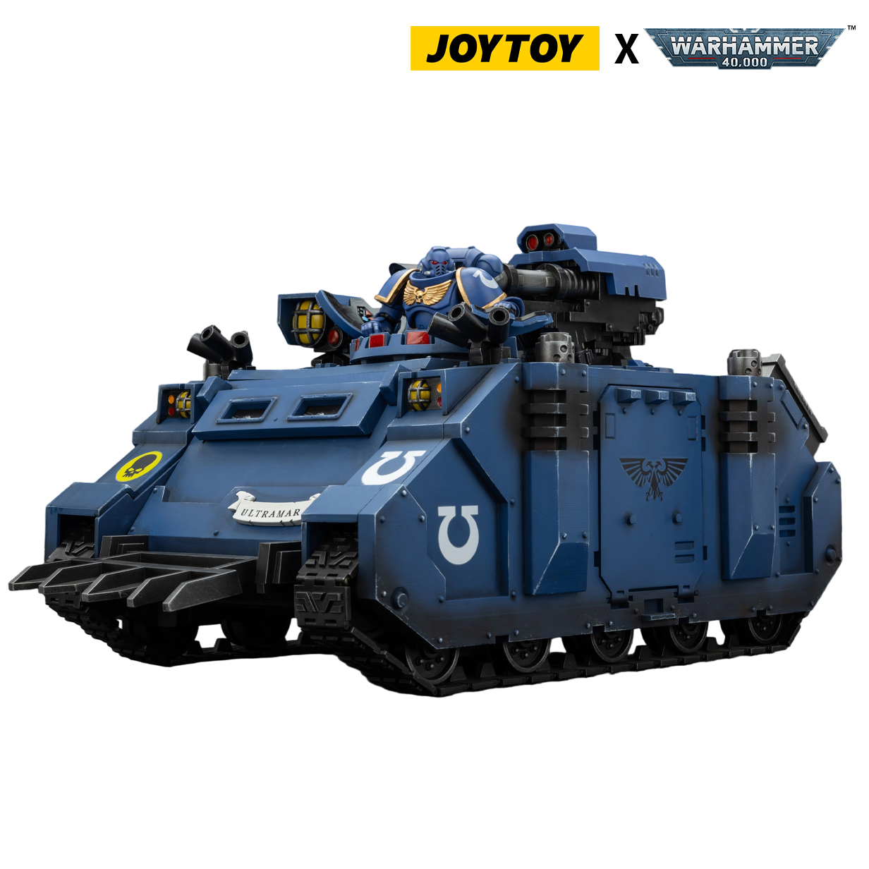 JoyToy Warhammer 40,000 Action Figure - Ultramarines, Razorback with Twin Lascannon (1/18 Scale) Preorder