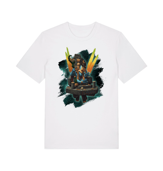 White Printed T-shirt Front