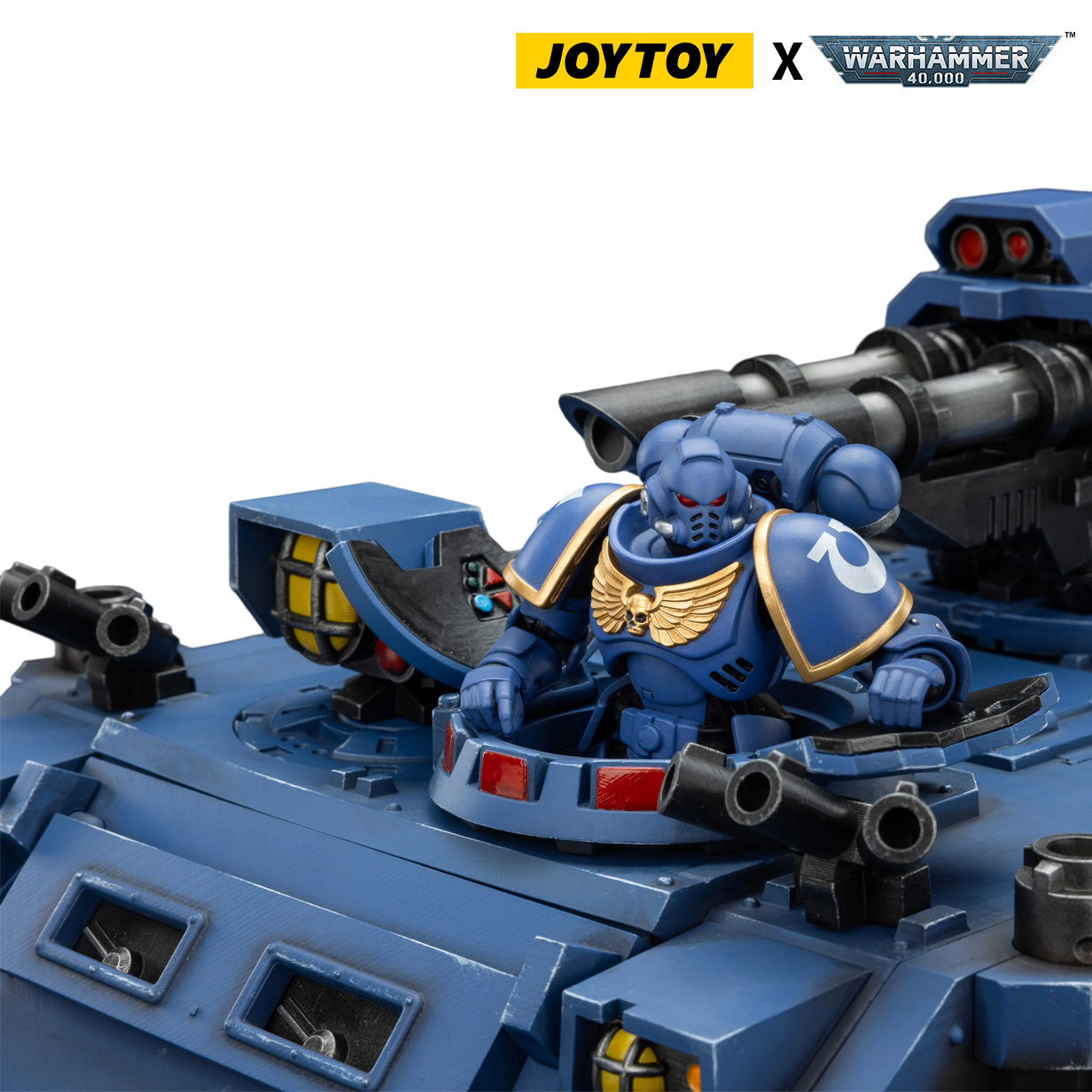 JoyToy Warhammer 40,000 Action Figure - Ultramarines, Razorback with Twin Lascannon (1/18 Scale) Preorder