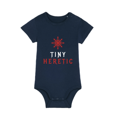 French Navy Printed baby grow