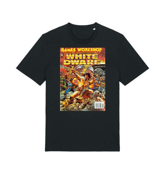 Black Printed T-shirt Front