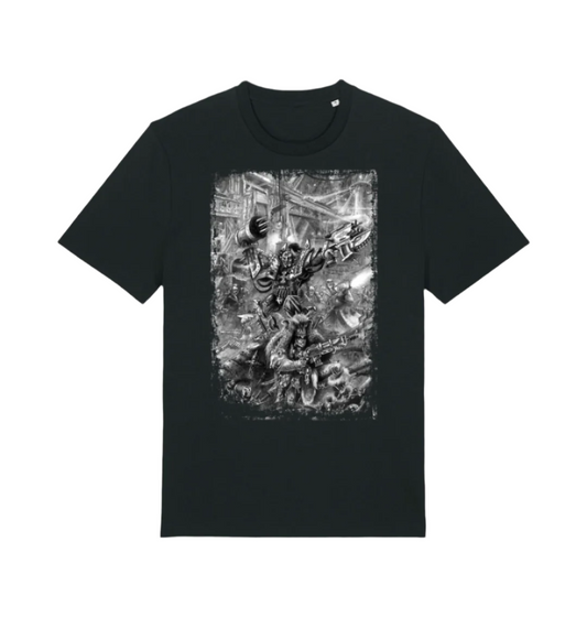 Black Printed T-shirt