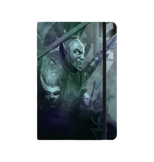 Black Aeldari Harlequins Notebook