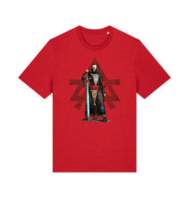 Red Printed T-shirt Front