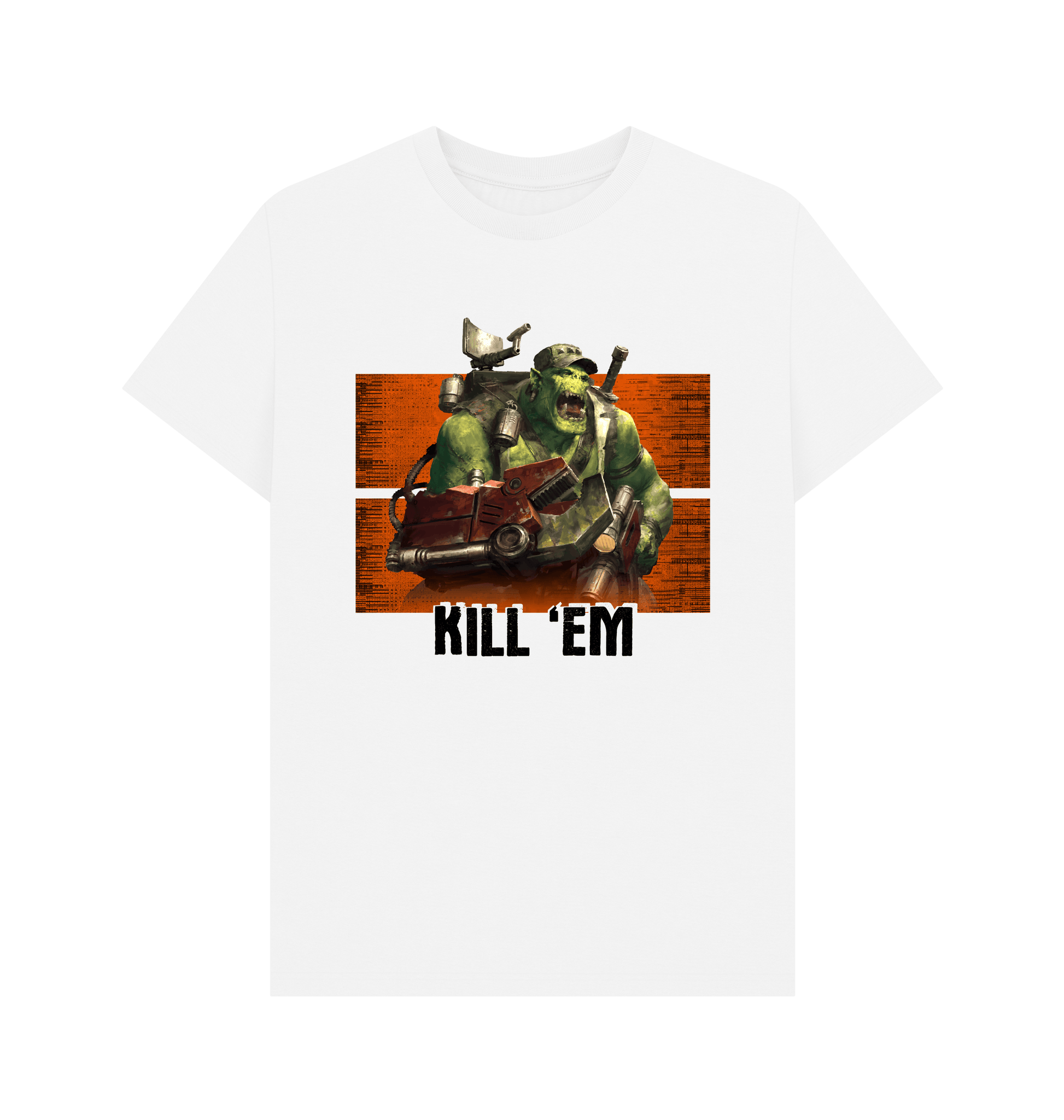 White Ork Kommando T Shirt